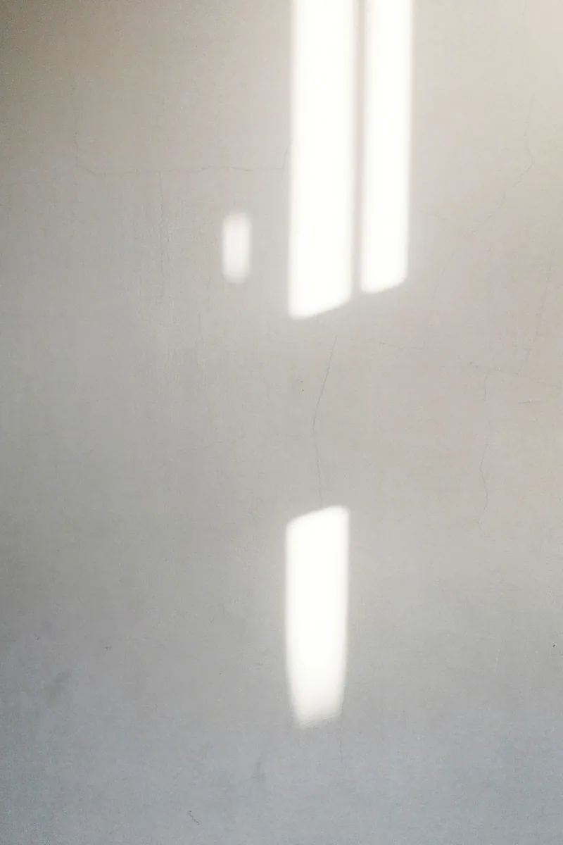 Interior inspiration: Daylight falls on a light wall